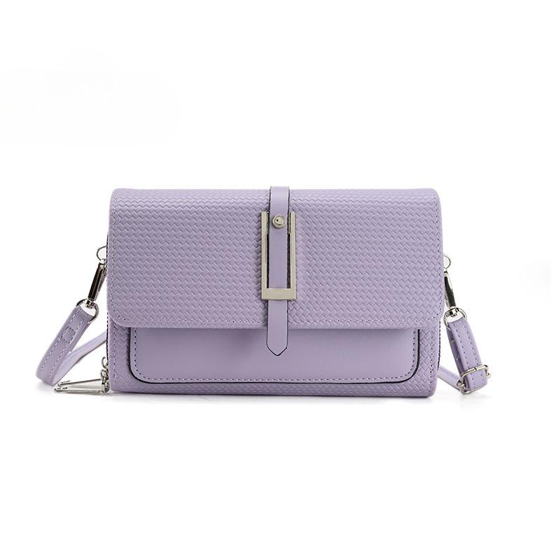 New Color-Block Women Bag - Retro Zipper Crossbody Phone Purse Fashion Versatile Shoulder Bag for Daily Chic Style