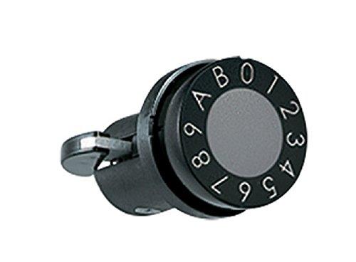 

Nasta Silent Large Dial Lock, Vertical Type, for Multi-Unit Mailboxes, Black MPK-21-T, 1 piece