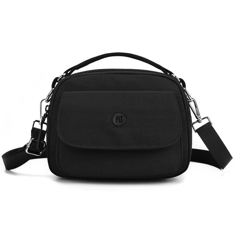 

Многофункциональная наплечная сумка женская сумка через плечо многосекционная сумка чёрный