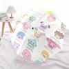 Sanrio Automatic Opening and Closing Parasol Compact Travel umbrella with 8 Ribs for Women and Men Ideal Birthday/Christmas Gift, Outdoor Ac