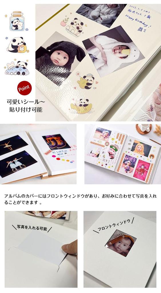 photo handmade photo large DIY free high transparency postcard fabric cover Self-adhesive album, book, capacity, file, album, film, storage, (blue)