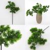 Single Branch Beautiful Pine Tree Artificial Plant With Realistic Leaves For Home Decor