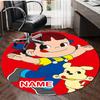 Personalized M-Milky Round Chair Office Rug - Perfect for Mat, Office Chair & More - Ideal Gift for Birthdays and Holidays