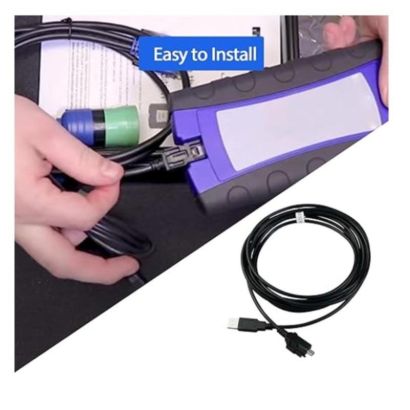 High Speeded USB 2.0 Engine Diagnostic Cable for Inline 7 Nexiq USB Link 2 3 Devices Data Reading Heavy Duty PVC Housing