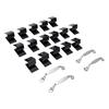 16 Pcs Heavy Duty Hurricane Window Clips Universal 1 2 Inch Plywood Shutter Clamps Black