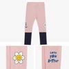 Children's Autumn 2025 New Arrival Cute Floral Patchwork Leggings for Toddlers