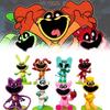 Adorable 8-9cm Smiling Animal Figurines Cake Toppers 8-pack 3d Models