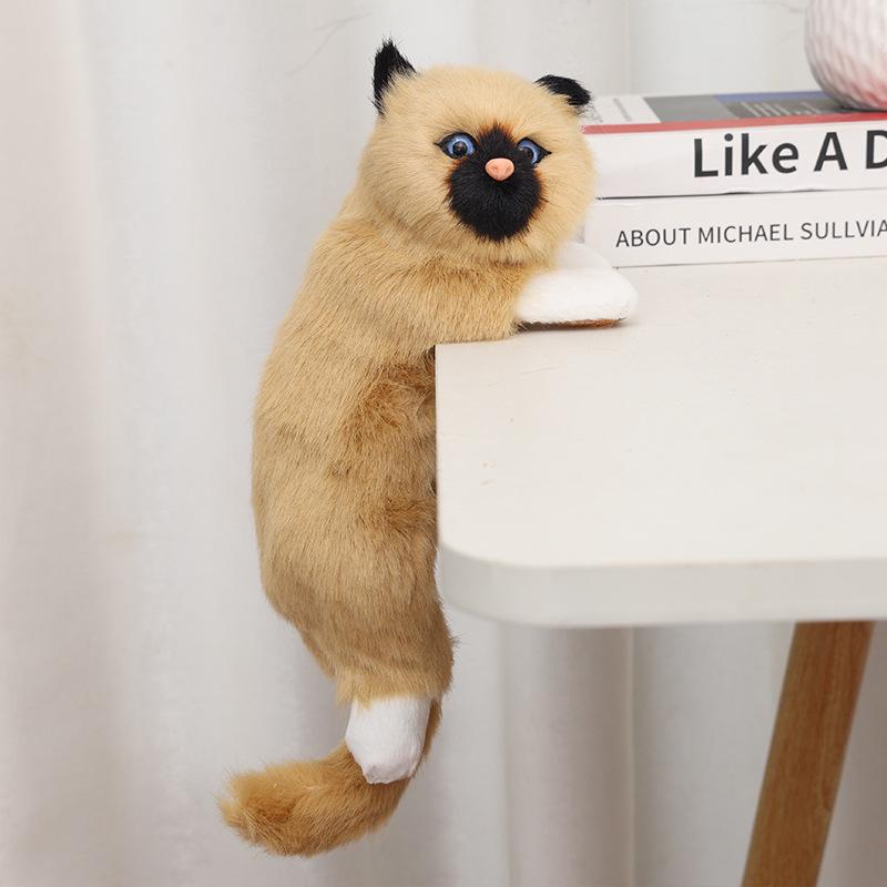 Creative Pet Cat Figurine: Home Decor & Children's Toy