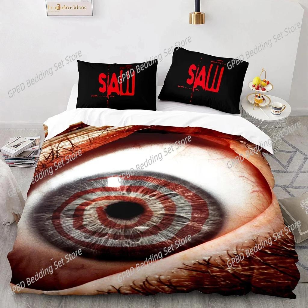 Chainsaw Fright Saw 3D NEW Duvet Cover Pillowcase Bedding Set Adult Boy Girl Bedroom Decoration Children Single Double Large