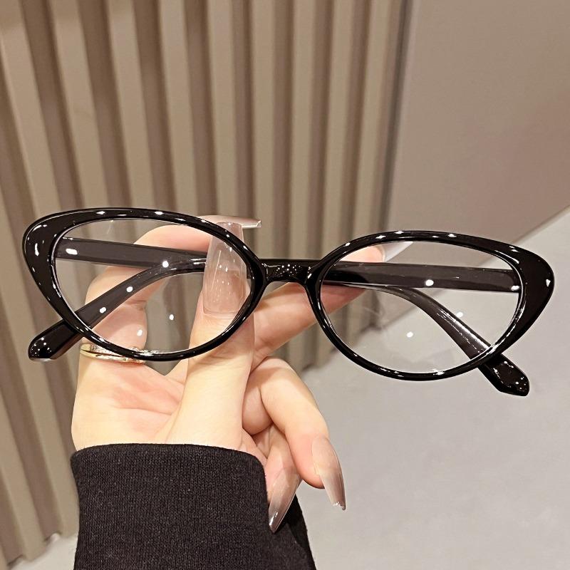 Small Cat Eye Eyewear Transparent Computer Glasses Frame Women Men Anti Blue Light Blocking Glasses Optical Spectacle Eyeglass