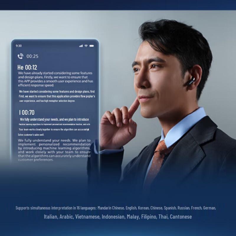 Philips TAT5599 Wireless Bluetooth Translation Earbuds