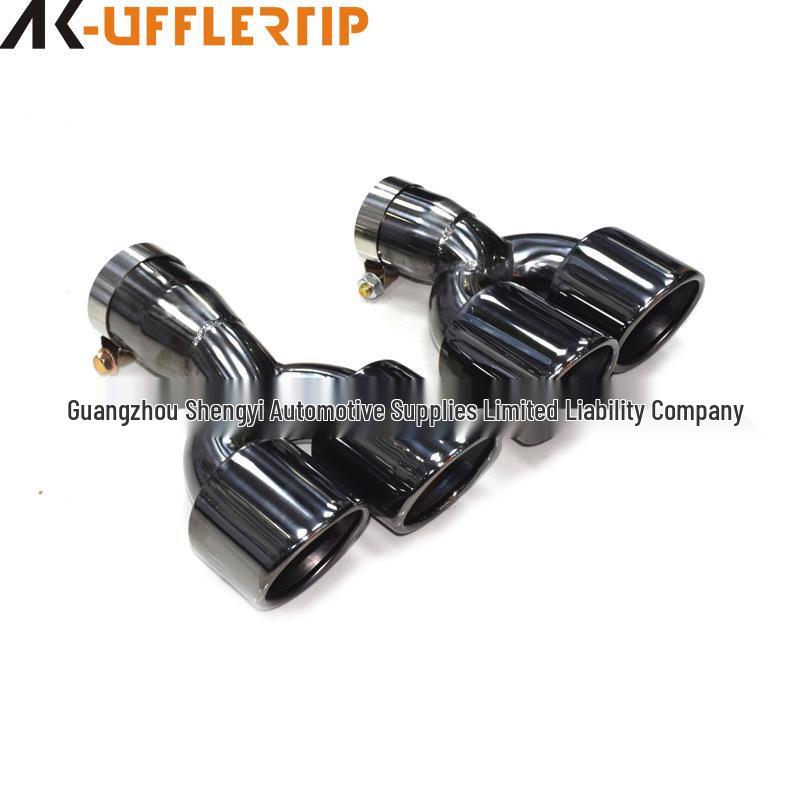 BMW X3 (2018-2020) Exhaust Pipe Mod: Four-Outlet Carbon Fiber Stainless Steel Tailpipe