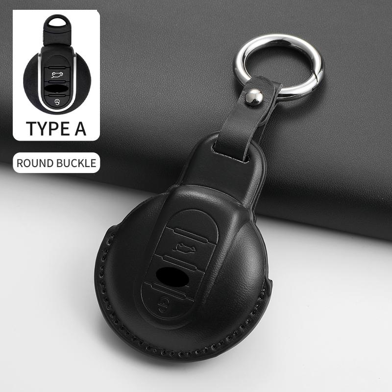 For BMW Mini Cooper JCW Countryman Aceman Cabrio F55 F56 F57 F54 F60 Car Remote Key Case Cover Shell Keychain Garnish Accessorie