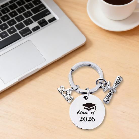 Brelok na ukończenie szkoły Klasa 2026 Absolwenci Szkoły Średniej i Uczelni Znaczący Brelok na Ukończenie Szkoły dla Niej Jego Dekoracja na Ukończenie Szkoły