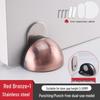 304 Stainless Steel Magnetic Turtle Top Door Stopper, Anti-Collision Floor Bumper & Rubber Limiter