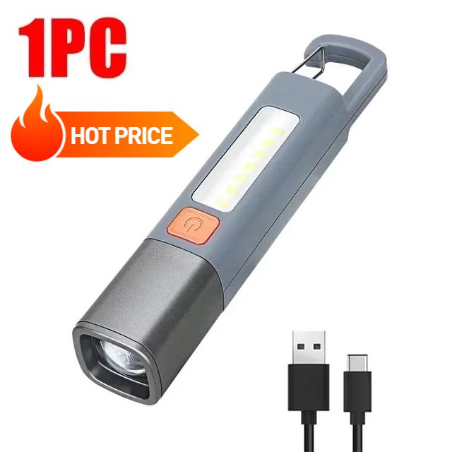 Ultra Bright LED Flashlights Rechargeable Torch Tactical Zoom Aluminum Alloy Flashlight Outdoor Camping Fishing Hanging Lantern