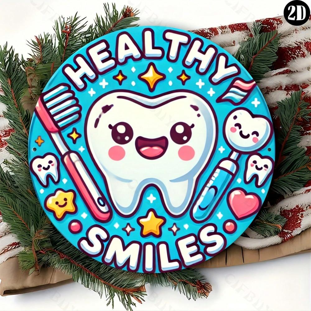 Dental Office Metal Wall Art Kitchen Home Decor Aluminum Sign