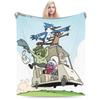 Bequeme Reguläre Zeigt Cartoon Anime Decke Stuff Sofa Dekorativ Decke Überwurf Super Warm Fleece für Auto