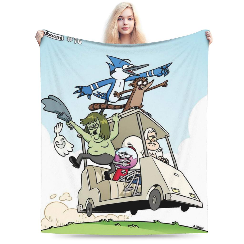 Bequeme Reguläre Zeigt Cartoon Anime Decke Stuff Sofa Dekorativ Decke Überwurf Super Warm Fleece für Auto