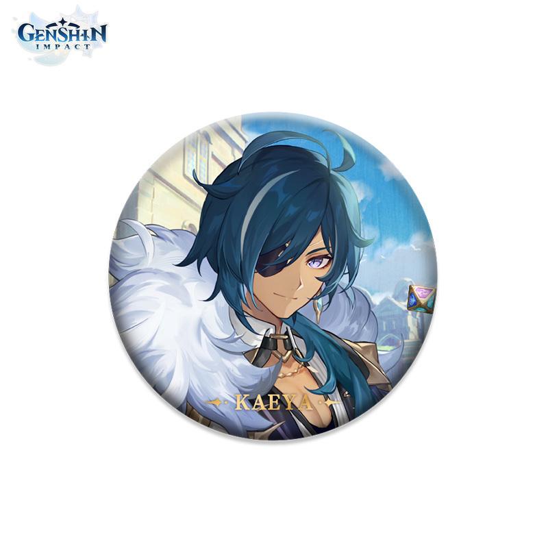 Authorized By MiHoYo 58mm Genshin Impact Theme Serie Character Badges