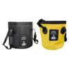 Folding Bucket Home Travel Basins Water Container Portable Wash Basins Foldable Water Storage Bag for Outdoor Indoor