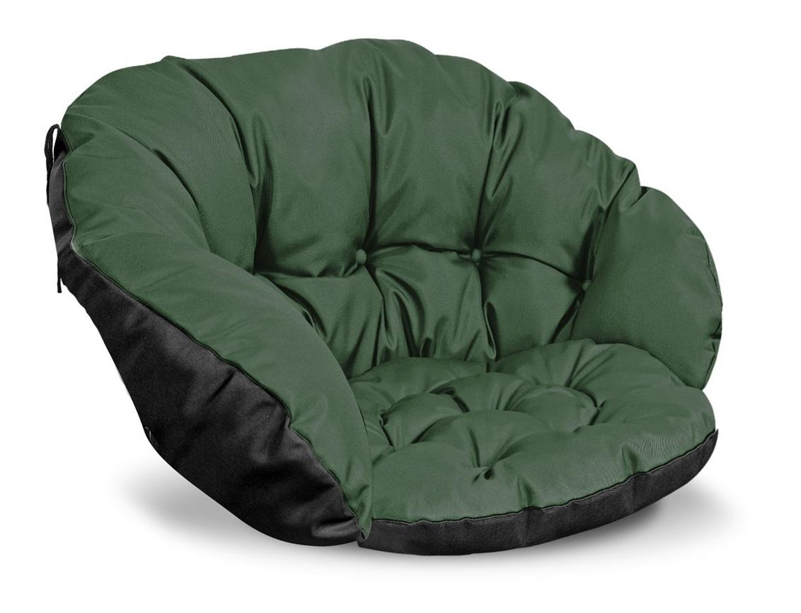 Garden cushion 122x40 cm for a chair, swing, hanging, stork's nest, waterproof, green