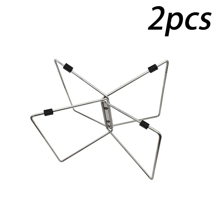 Camping Foldable Metal Stand Folding Cooler Box Stand Ice Box Stand Iron Storage Box Bracket Outdoor Storage Boxes Shelves