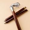Solid Brass Silver Punch Head Wooden Walking Stick Handmade Gentleman Cane Gift for Him  93.98 Cm