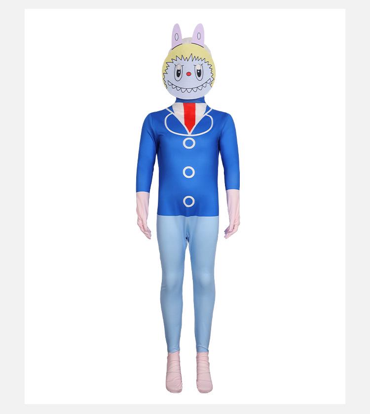Set Costum Cosplay Labubu Halloween
