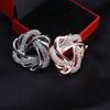 1pc Diamond Wreath Women's Brooch & Pin Jewelry - Vintage Elegant, Unique Design, for Scarves/Jackets, Ideal for Festival Gifts