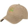 Hiking Always Better Life Graphic Washed Baseball Cap Breathable Cotton Adjustable Outdoor Dad Hat
