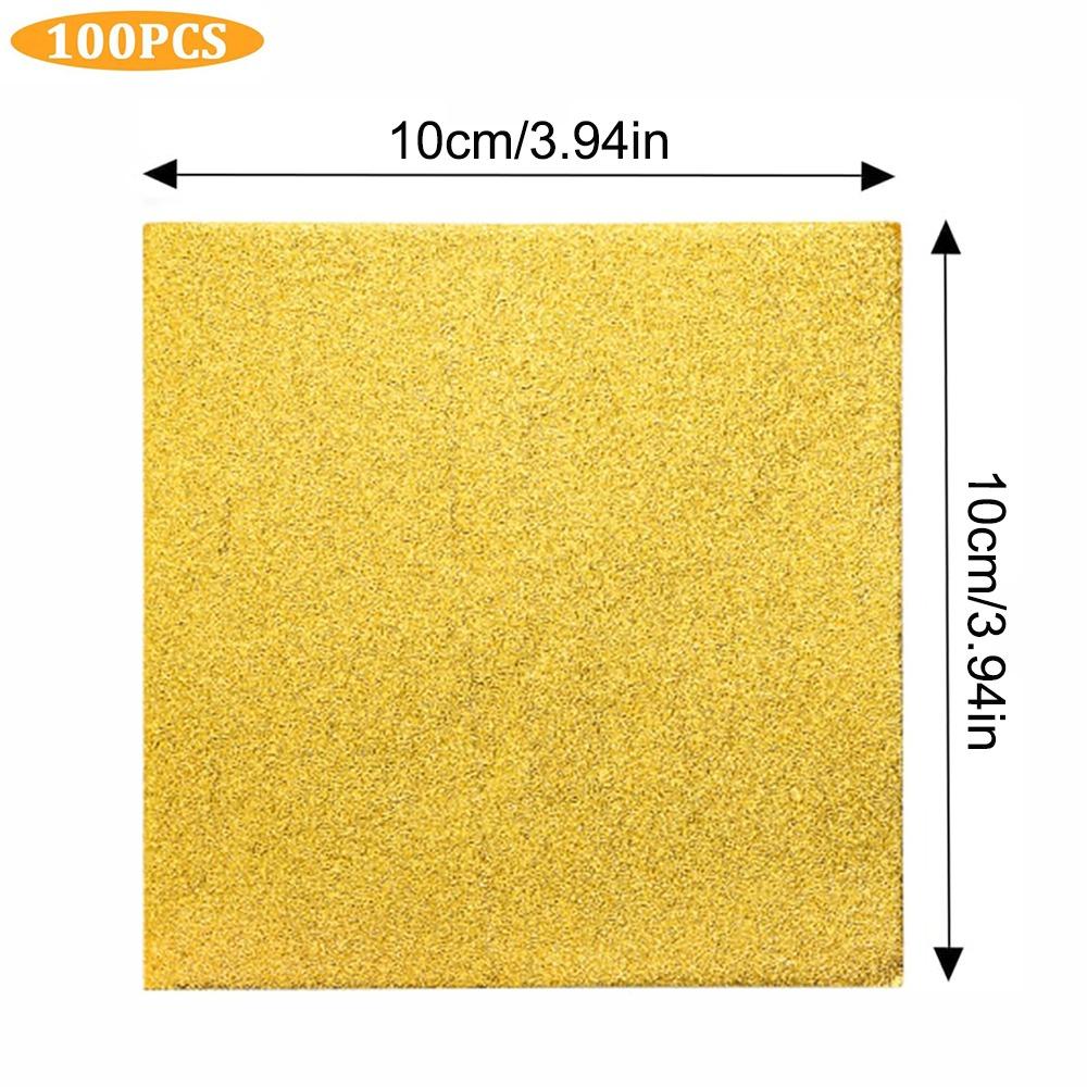 

Золотая алюминиевая фольга бумага позолоченные обертки для шоколада новая оберточная бумага для конфет DIY украшения 10cm