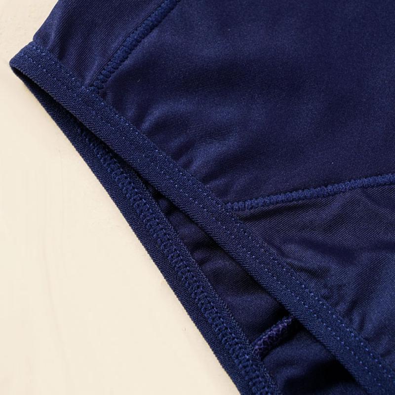 Simple Seamless Breathable Ice Silk Hollow Mesh Women's Underwear Mid-waist Briefs Sexy and Comfortable Underwear