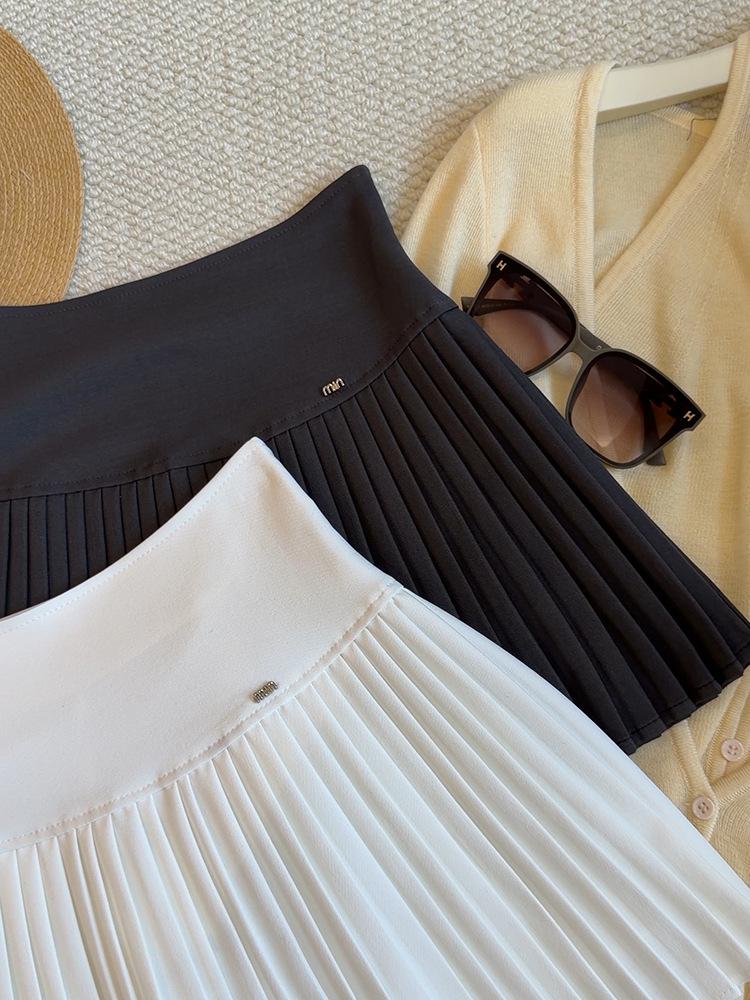 Spring/Summer 2026 Petite Pleated Mini Skirt: High-Waisted, Slimming, Versatile A-Line for Women