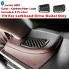 Auto AC Air Outlet Conditioning Cover Vent Decoration Trim Fit For Toyota Highlander  - 2024 Carbon Fiber Look Accessories