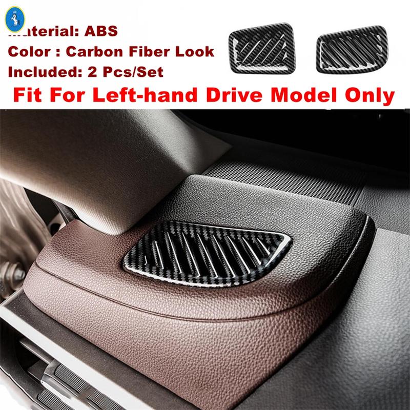 Auto AC Air Outlet Conditioning Cover Vent Decoration Trim Fit For Toyota Highlander - 2024 Carbon Fiber Look Accessories