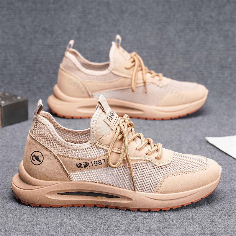 Men Casual Sneakers Mesh Breathable Comfortable Trend Board Shoes Men Fashion Outdoor Sports Shoes Men New Running Shoes