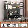 Iron Art Pegboard Bookshelf & Desk Organizer for Home or Dorm