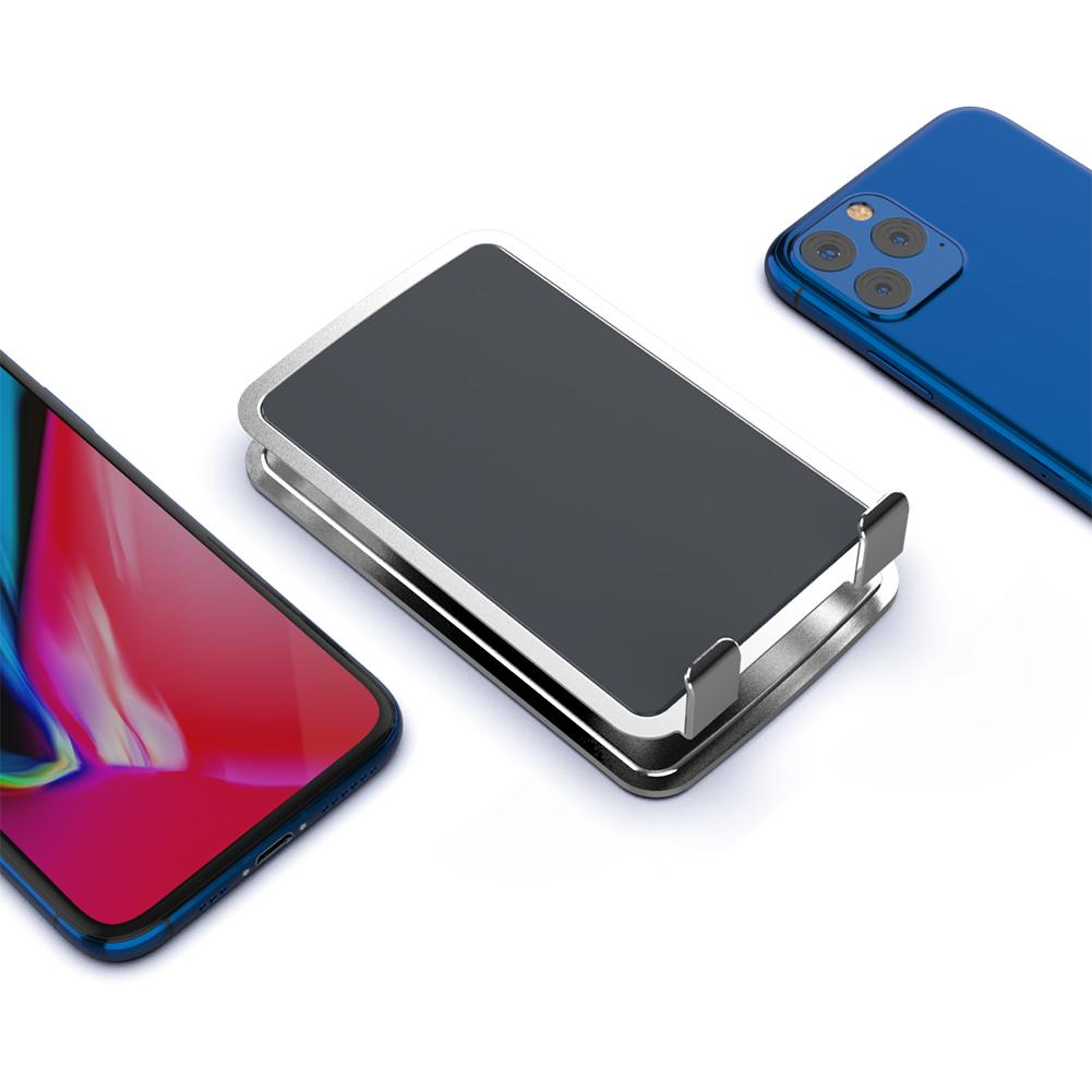 Foldable Phone Holder Universal T5 Metal Portable Phone Shelf Stable Mobile Phone Video Viewing Stands Non-slip for Home Office