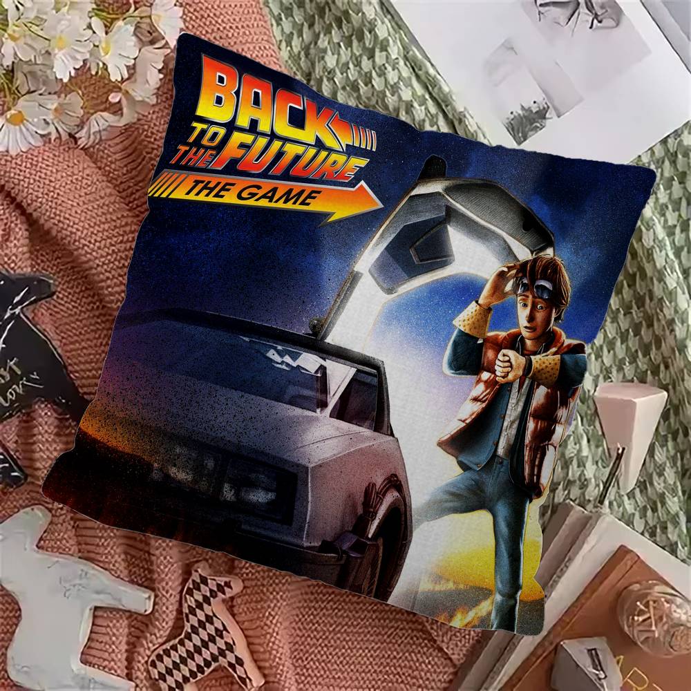 Classic Movie Clips Back To The Future Pillow Anime Pillow Sofa Bed Head Pillow Cover Cushion Cover 45x45 cm Fashion