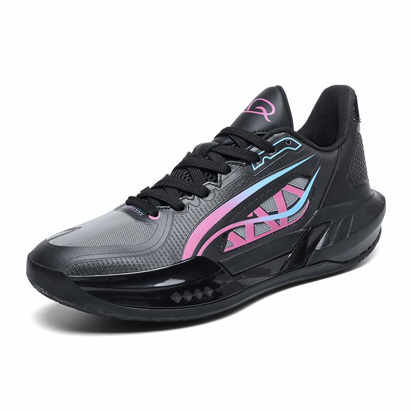 New basketball shoes men's cushioning breathable youth mesh wear-resistant non-slip loud fashion sports shoes
