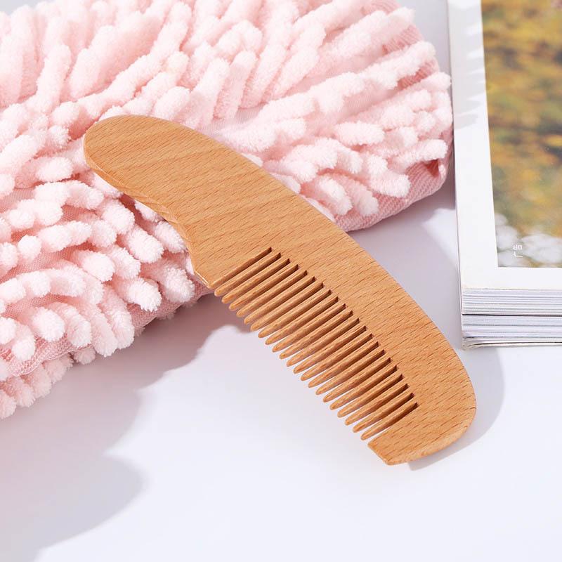 1/2Pcs Wool Comb Set for Babies, Wool Hair Comb for Washing Hair, Soft Fur Brush for Scalp Massage, Baby Fetal Hair Brush