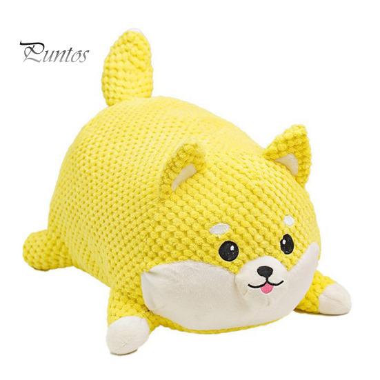 Corgi Dog Toy Plush Squeaky Soft Chew Interactive Stuffed Animal for Dogs Puppy Teething Small to Large Boredom Anxiety Relief