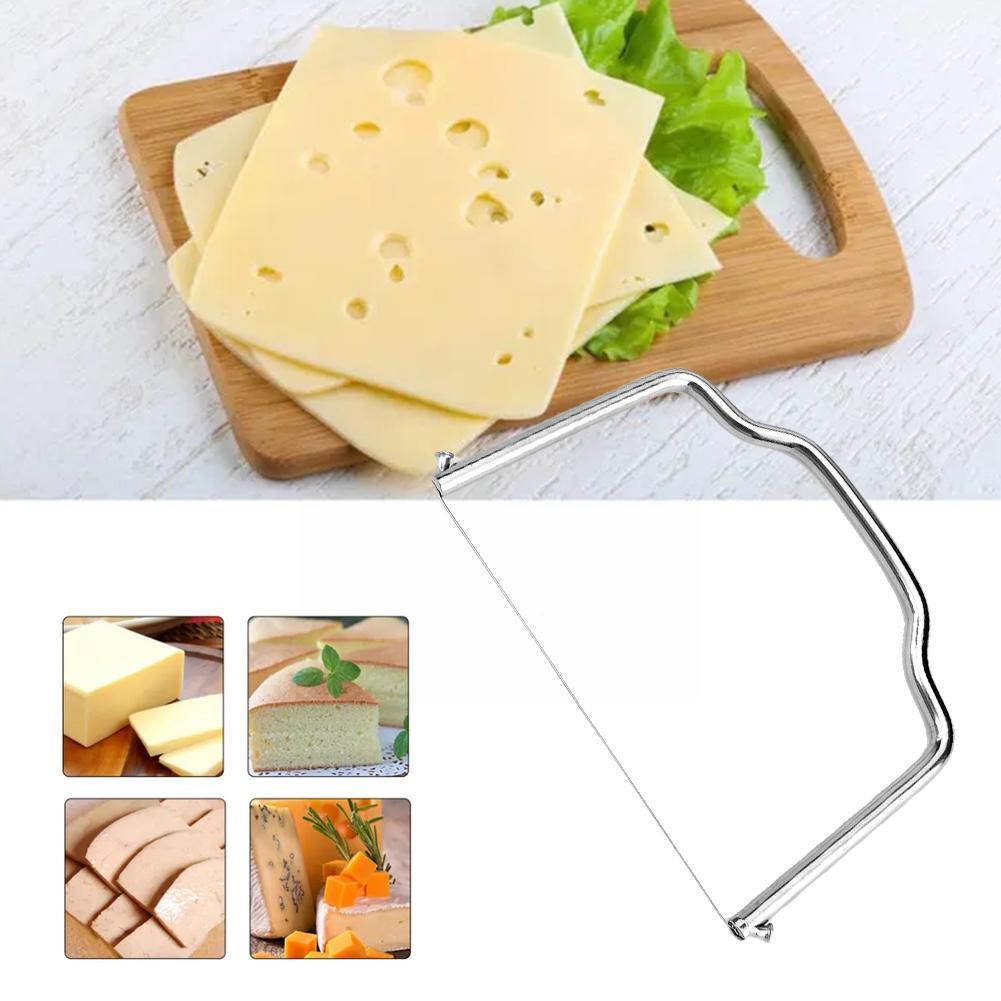 1 Stück Draht-Butterhobel Stahl Handheld Butter Schneider Käse Gadget Draht Küchenschneide Zubehör Käseschneider But C6U8