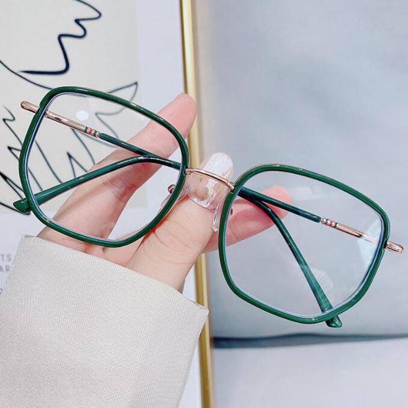 Fashion Square Frame Myopia Glasses Women Optical Eyewear Prescription -1.0 to -6.0 Lightweight Comfortable