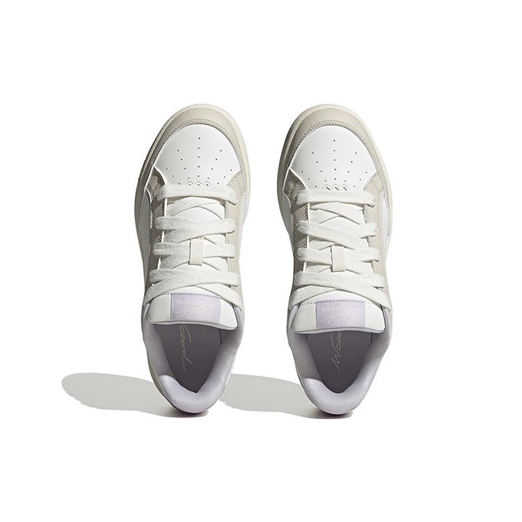 Adidas Neo W Card Non-Slip Durable Lightweight Low-Top Skate Shoes Women Skate Shoes White Purple IG5490