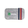 BAVK9 Car Interior Sun Visor Storage Box Eyeglasses Holder Sunglasses Clip For Skoda S Octavia Rapid Fabia Superb KAMIQ Roomster VRS