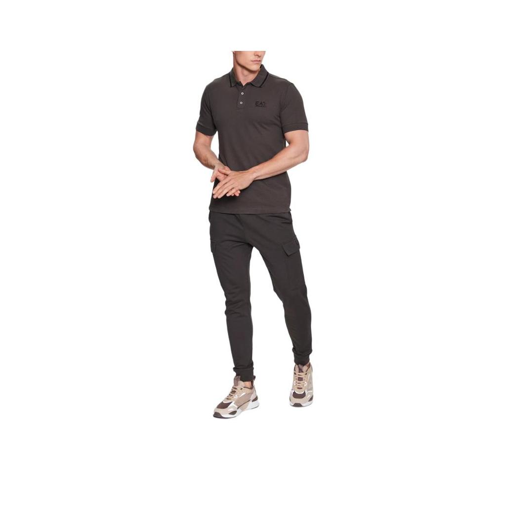 Emporio Armani EA7 Letter Logo Pattern Short Sleeve Polo Shirt Men tops 8NPF06-PJ04Z-1997