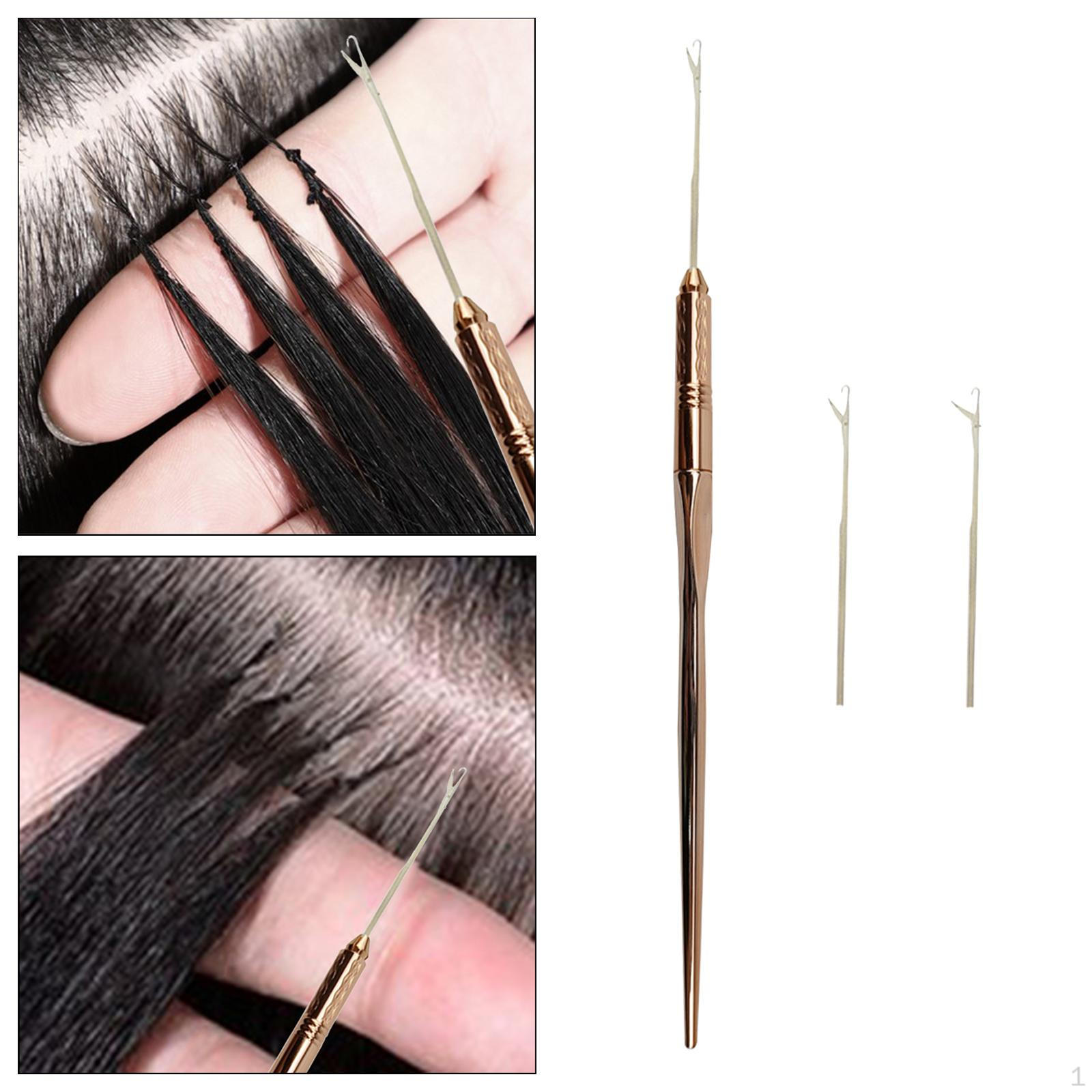 

Держатель для крючка для дредов, Изготовление косичек, Свадебные платья, Плетение волос, Кружевные парики 3pcs Needles_16cm