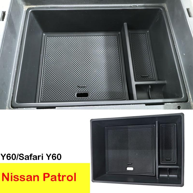 Mittelarmlehnen-Aufbewahrungsbox für den 88-04 Nissan Patrol Y60, ein Aufbewahrungszubehör für den Safari Y60.